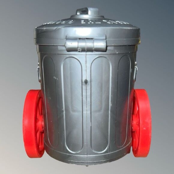 Vintage 1977 Oscar the Grouch Pop Up Pull Toy Fisher Price Sesame Street WORKS! - Picture 5 of 6